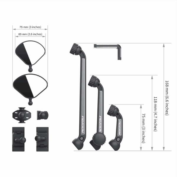 Rétroviseur de casque PIDZOOM – Image 8